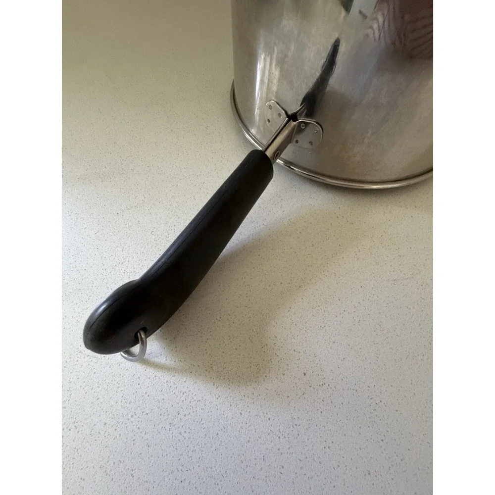 Revere Ware 1801 3 Qt  Stainless Sauce Pan No Lid 86-D Korea